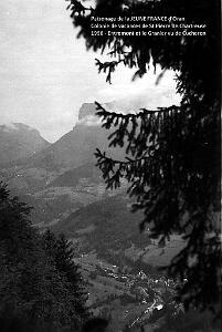 COLO JEUNE FRANCE 1956 entremont et le Granier vue du Cucheron